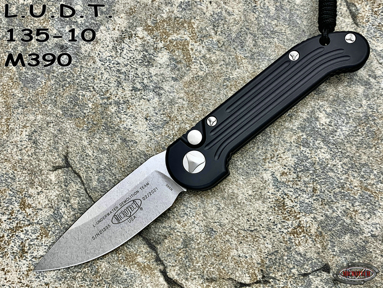 Microtech ΢ 135-10 LUDT Stonewash Standard ˮ±  M390в ɫ (ֻ